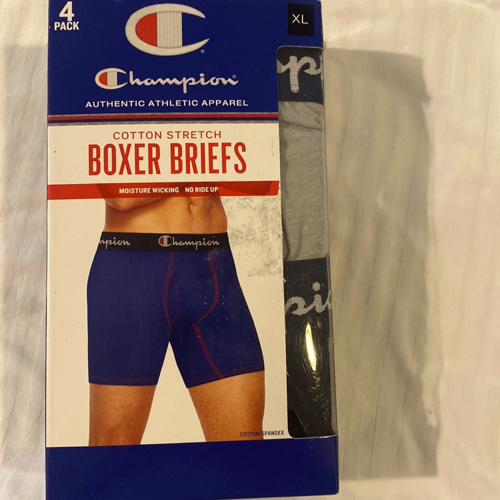 Champion Cotton Stretch Boxer Briefs